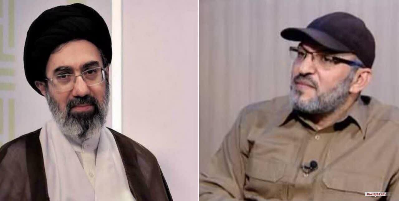 قائد الثورة الإسلامية يتقدم بوافر الشكر لأبي آلاء الولائي، الأمين العام لكتائب سيد الشهداء، على مواساته باستشهاد الإمام الخامنئي